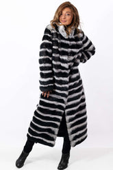 Women's chinchilla coat Valeria Long